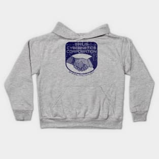 Sirius Cybernetics Corporation (blue print, heavily distressed) Kids Hoodie